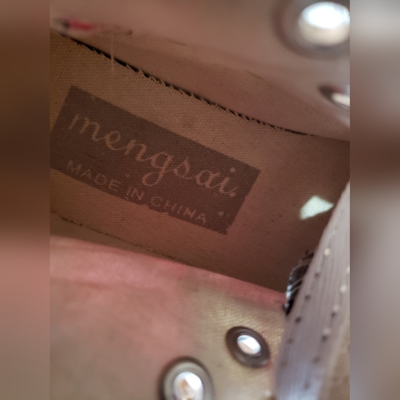 Mengsai Leopard Print Canvas Boots Sneakers Converse Style - Picture 3 of 3